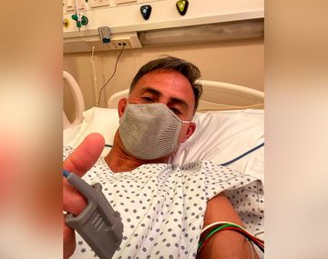 Internaron a Diego Latorre por una neumonía derivada del coronavirus