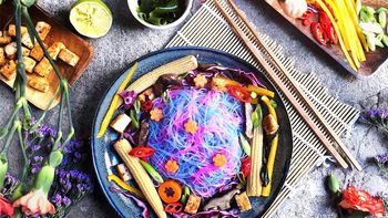 Fideos unicornio, la nueva tendencia en Instagram Fideos unicornio, la nueva tendencia en Instagram