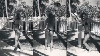 Jésica Cirio bailando muy sensual Jésica Cirio bailando muy sensual