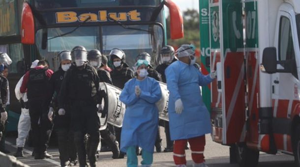 El micro lleg&oacute; de Jujuy con 62 pasajeros y se dirig&iacute;a a la terminal de Retiro.