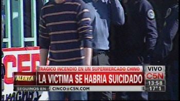 incendiaron un super chino: un muerto y siete heridos incendiaron un super chino: un muerto y siete heridos