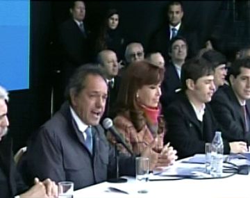 Scioli: Presidenta