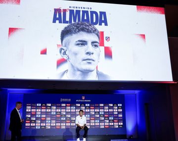 Almada fue presentado en Atlético Madrid: Es un sueño estar acá