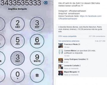 ¿Cuántas veces aparece el número 3?