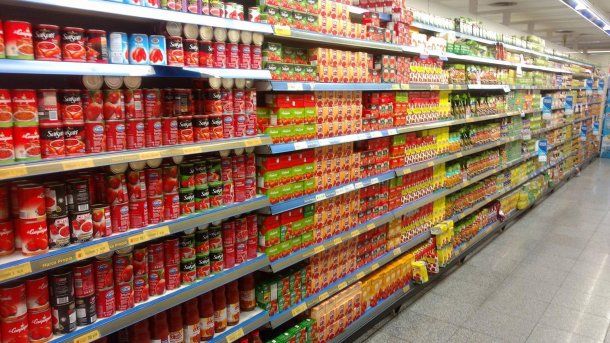 La inflación de alimentos fue del 1