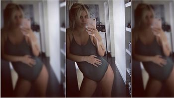 La silueta de Wanda Nara, a semanas de dar a luz. La silueta de Wanda Nara, a semanas de dar a luz.
