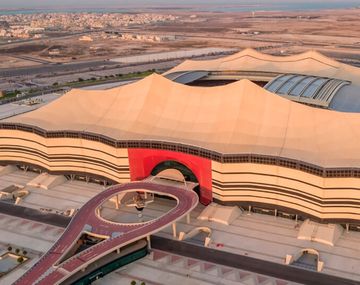 El estadio Al Khor: la sede para el debut de Qatar-Ecuador.