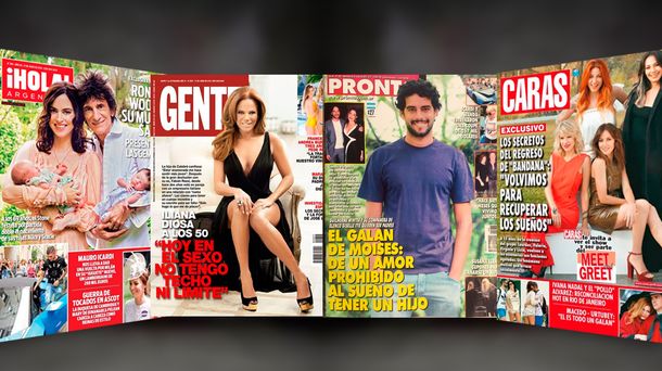 Mirá las tapas de revistas de la semana