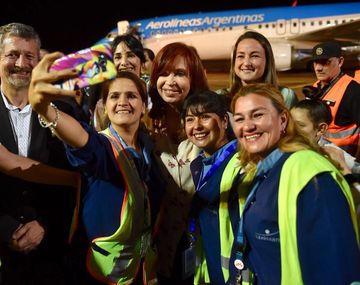 Una multitud recibió a Cristina en Posadas