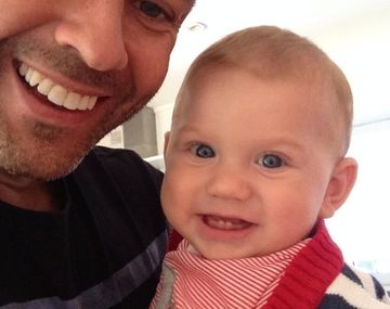 La tierna dedicatoria de Mariano Martínez a su hijo