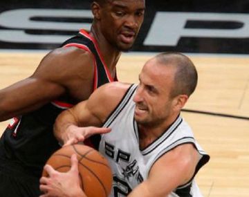 San Antonio Spurs consiguió otro triunfo con buen aporte de Manu Ginóbili