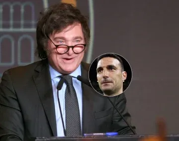 La gran admiración de Milei por Scaloni: Es mejor que yo