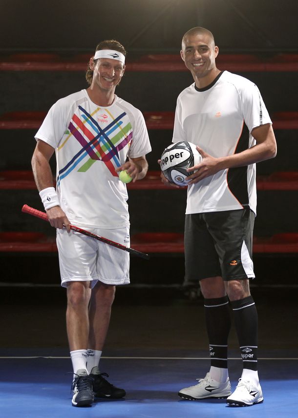 Nalbandian y Trezeguet, disputarán un torneo de fútbol tenis