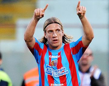 Desahogo: Maxi López y un gol muy especial para la victoria de Catania
