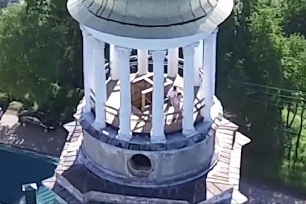 VIDEO: Drone capta a pareja teniendo sexo en la cúpula de una iglesia