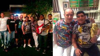 el festejo tropical de diego maradona en la argentina con rocio oliva y jana el festejo tropical de diego maradona en la argentina con rocio oliva y jana