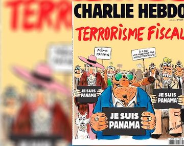 {altText(,Charlie Hebdo lo hizo de nuevo: dedicó su tapa a los #PanamaPapers)}