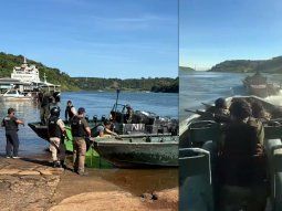 Ocurrió durante un operativo de Prefectura en el que se secuestró mercadería.