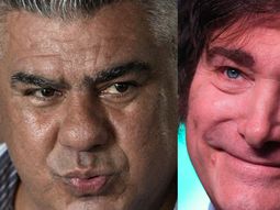 Chiqui Tapia y Javier Milei. Chiqui Tapia y Javier Milei.