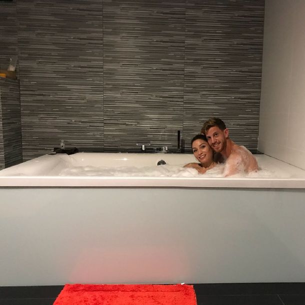 Cristian Ansaldi y Lucila Ahumada