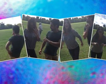 ¡Piden pista! Araceli González y Luciano Castro practican el Bailando