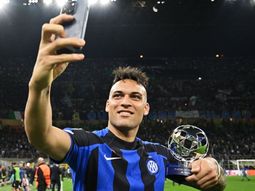 Lautaro Martínez luego de darle el pase a la final al Inter: Ojalá lo podamos coronar