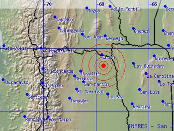Un fuerte sismo sacudió en la madrugada a Mendoza