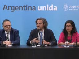 Matís Kulfas, Santiago Cafiero y Paula Español