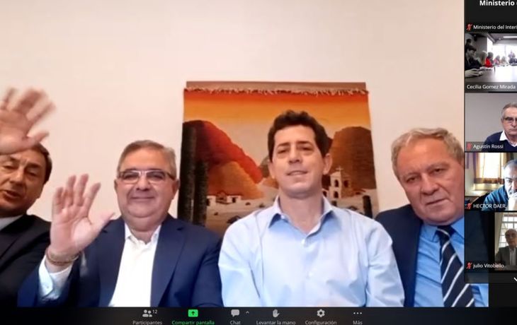 De Pedro participó por zoom del encuentro del PJ en respaldo a Cristina