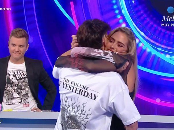 Sabrina y Alan se reencontraron afuera de la casa de Gran Hermano