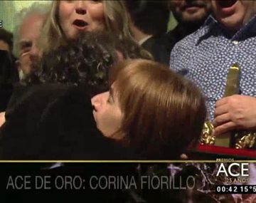 Corina Fiorillo, ganadora del premio ACE de oro 2016