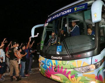 Locura en Belo Horizonte: diez cuadras de cola para ver la práctica argentina