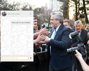 Una manera automatizada de hablar con el candidato presidencial por el Frente de Todos