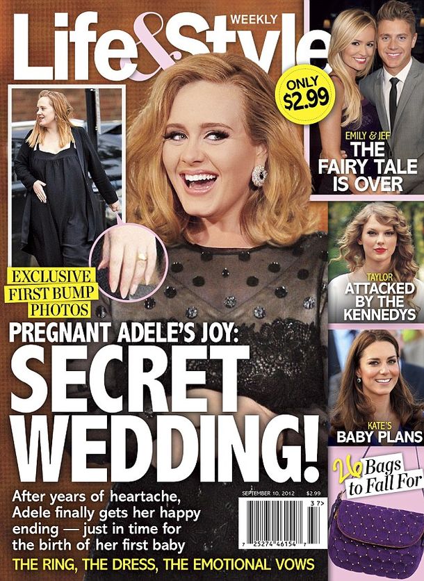¿La cantante Adele se casó en secreto?