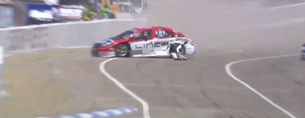 Súper TC 2000: Carlos Merlo terminó en una clínica tras sufrir un fuerte impacto