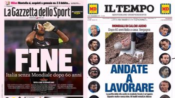 sin piedad: los diarios de italia, tras quedarse afuera del mundial sin piedad: los diarios de italia, tras quedarse afuera del mundial