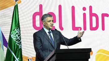 Jorge Macri en la Feria del Libro.