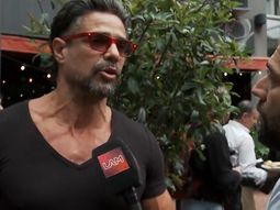 Tenso cruce de Luciano Castro con el notero de LAM