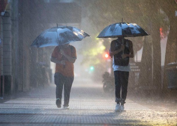 Lluvias en el AMBA.