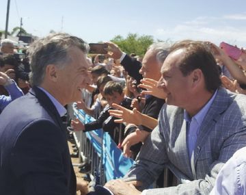 Macri y Pedro Dellarossa - Crédito:&nbsp;@DellarossaMsJz‏