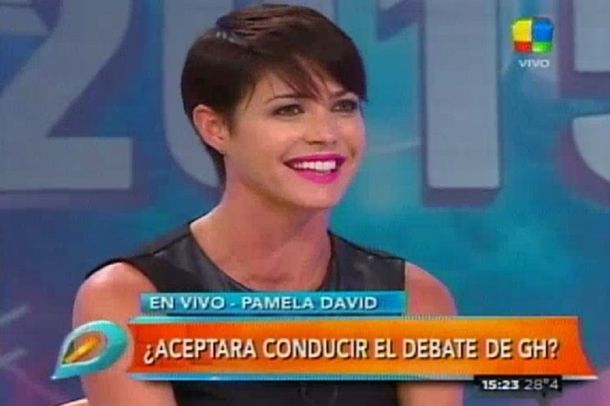 Pamela David conducirá los debates de Gran Hermano