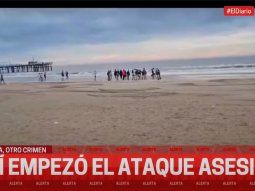 Primer video del asesinato en Santa Teresita: así comenzó la pelea en la playa