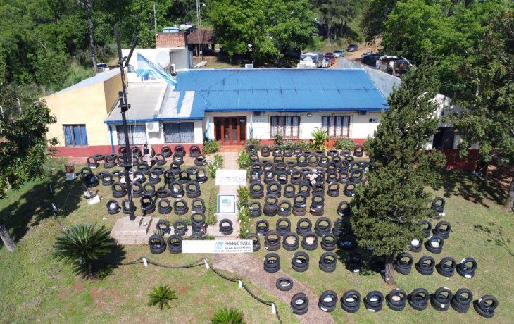 Secuestran un cargamento ilegal de neumáticos valuado en una fortuna