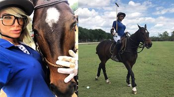 VIDEO: El grito de Vicky Xipolitakis en una clase de polo en Miami VIDEO: El grito de Vicky Xipolitakis en una clase de polo en Miami