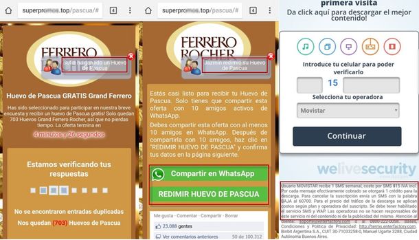 Alertan sobre mensajes de WhatsApp que prometen huevos de Pascua gratis