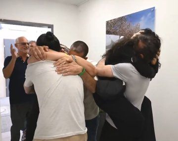 Así fue el rencuentro de los hermanos argentinos liberados por Hamás con su familia