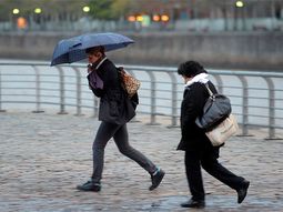 Lloviznas en Buenos Aires