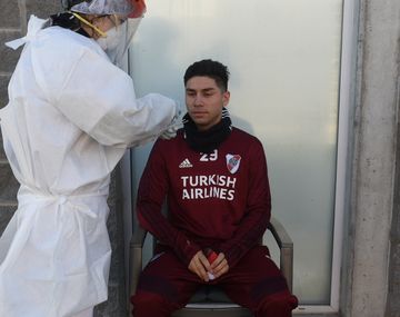 River: Gonzalo Montiel dio positivo de coronavirus. Foto: @RiverPlate