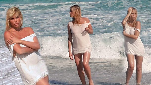 El renacer de una leona: las fotos hot de Nazarena Vélez en Mar del Plata