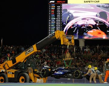 Así fue el choque de Ocon a Colapinto que lo dejó fuera del GP de Qatar
